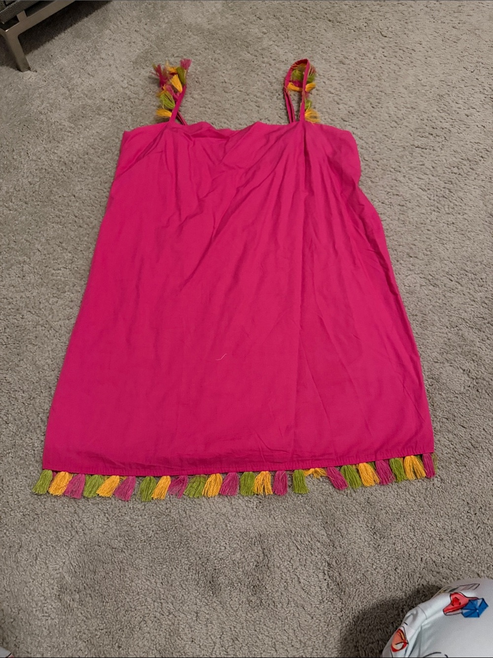 Anthropologie Fringe Dress Size L